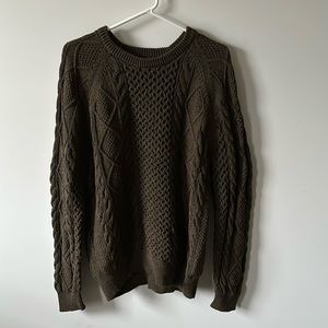 polo ralph lauren aran crew sweater